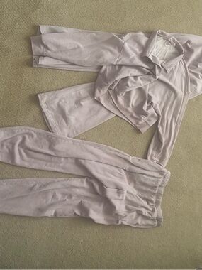 Victoria Secret Blush Pink Set Joggers & Wide Leg Pants